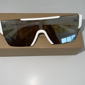 Brand new white Burberry sunglasses